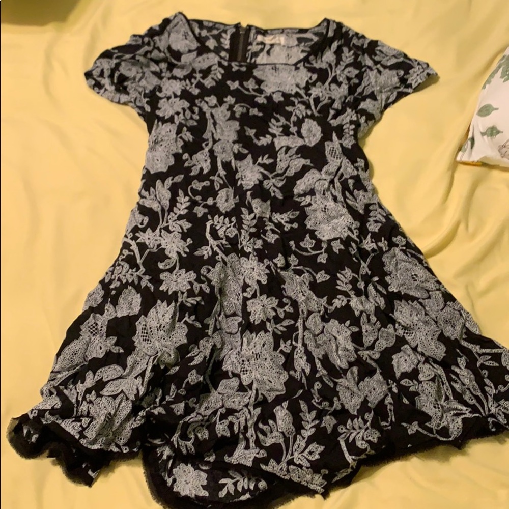 Scoop Neck Printed Dress - Urban Outfitters